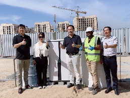 力鼎環(huán)保在迪拜！力鼎清道夫立足中國(guó)，走向世界